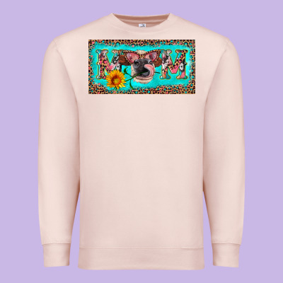 Mom Heifer License Plate Premium Sweatshirt Designed By Artiststas