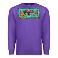 Purple mom heifer license plate Premium Sweatshirt - Artiststas