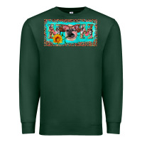 Sports Green mom heifer license plate Premium Sweatshirt - Artiststas
