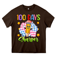 Chocolate Brown 100 days sharper Heavy Core Tee - Artiststas
