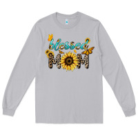 Moon Dust Blessed mom sunflower butterfly mother's day Long Sleeve Tee - HowdyJamesFarm