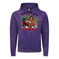 Cloud Purple holy cow its christmas Vintage Hoodie - CowGirlArtShop