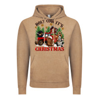 Vintage Coffee holy cow its christmas Vintage Hoodie - CowGirlArtShop