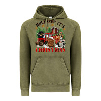 Vintage Olive holy cow its christmas Vintage Hoodie - CowGirlArtShop