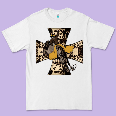Leopard Bucking Bronco Premium Tee Designed By Bettercallsaul