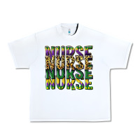 White nurse mardi gras Urban Heavy Tee - CowGirlArtShop