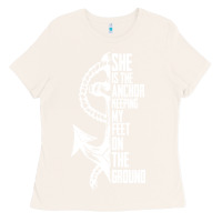 Bone she is the anchor keeping my feet on the ground Ladies Tee - Bettercallsaul