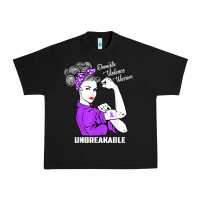 Black Domestic Violence Warrior Unbreakable Awareness Gift Urban Heavy Tee - minhPixels