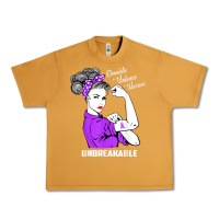 Peanut Butter Domestic Violence Warrior Unbreakable Awareness Gift Urban Heavy Tee - minhPixels