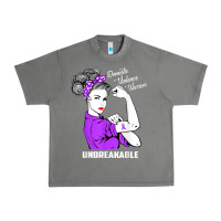 Tornado Domestic Violence Warrior Unbreakable Awareness Gift Urban Heavy Tee - minhPixels