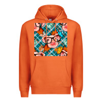 Carrot fall pig seamless pattern Premium Hoodie - BundleAndBundleShop