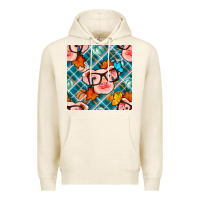 Fall Pig Seamless Pattern Premium Hoodie | Teevron