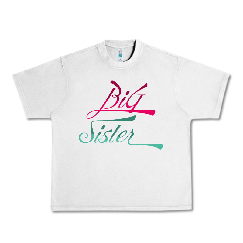 Big Sister Love Big Sis Gift Ba Urban Heavy Tee by minhPixels | Teevron