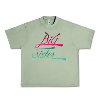 Oil Green Big Sister love Big Sis Gift ba Urban Heavy Tee - minhPixels