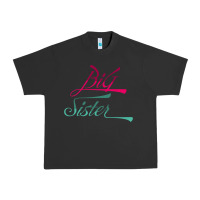 Pigment Black Big Sister love Big Sis Gift ba Urban Heavy Tee - minhPixels