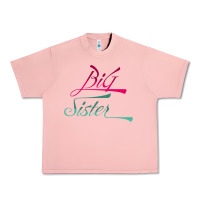 Salmon Big Sister love Big Sis Gift ba Urban Heavy Tee - minhPixels