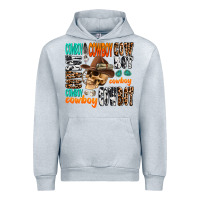 Heather Grey cowboy Urban Hoodie - AdoDesignShop