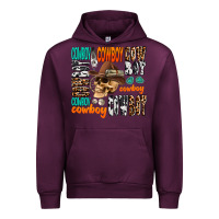 Mauve Wine cowboy Urban Hoodie - AdoDesignShop