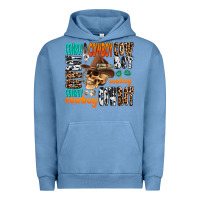 Pigment Pebble Blue cowboy Urban Hoodie - AdoDesignShop