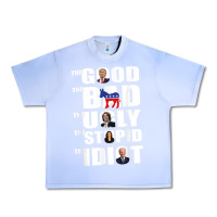 Grape Ice The Good The Bad The Ugly The Stupid The Idiot Politics TShirt Urban Heavy Tee - minhPixels