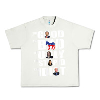 Pistachio The Good The Bad The Ugly The Stupid The Idiot Politics TShirt Urban Heavy Tee - minhPixels