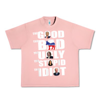 Salmon The Good The Bad The Ugly The Stupid The Idiot Politics TShirt Urban Heavy Tee - minhPixels