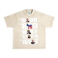 Sandshell The Good The Bad The Ugly The Stupid The Idiot Politics TShirt Urban Heavy Tee - minhPixels