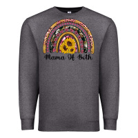 Charcoal Heather mama of both rainbow Premium Sweatshirt - Artiststas
