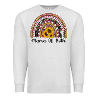 Oatmeal Heather mama of both rainbow Premium Sweatshirt - Artiststas