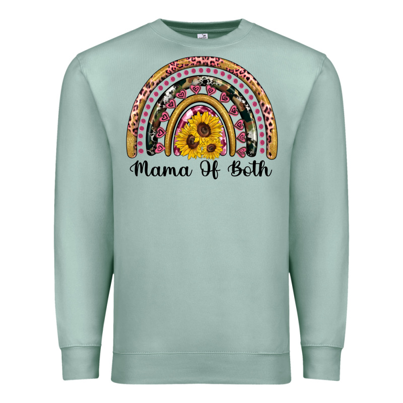 Mama Of Both Rainbow Premium Sweatshirt by Artiststas | Teevron
