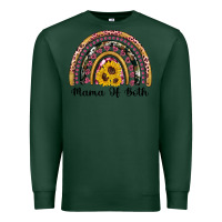 Sports Green mama of both rainbow Premium Sweatshirt - Artiststas