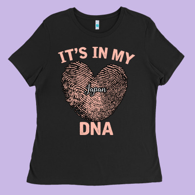 It S I My Japan Dna Ladies Tee Designed By Bettercallsaul