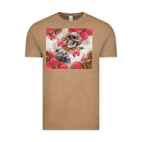 Vintage Coffee skulls and roses tumbler Vintage Tee - TumblerDesignByShophia