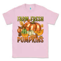 Bubblegum Pink Farm Fresh Pumpkins Classic Tee - texasbilliewilder