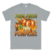 Heather Grey Farm Fresh Pumpkins Classic Tee - texasbilliewilder