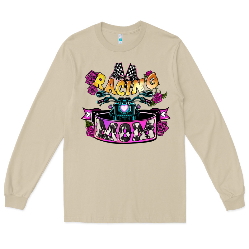 Racing Mom Mother's Day Long Sleeve Tee by HowdyJamesFarm | Teevron
