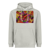 Moon Dust mardi gras crawfısh leopard wood and glitter background Heavyweight Hoodie - Artiststas