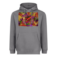 Storm mardi gras crawfısh leopard wood and glitter background Heavyweight Hoodie - Artiststas