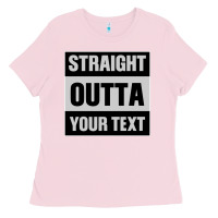 Bubblegum Pink Straight Outta Your Text Ladies Tee - Bettercallsaul