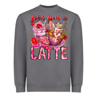 Storm Love You Latte Valentine Cupid Heavyweight Sweatshirt - CowhideDigitalArt