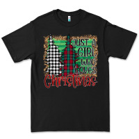 Black Just A Girl Who Loves Christmas Premium Tee - Bettercallsaul