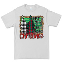 Dove Grey Just A Girl Who Loves Christmas Premium Tee - Bettercallsaul