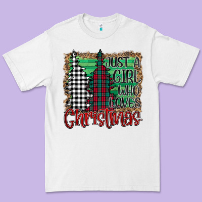 Just A Girl Who Loves Christmas Premium Tee Designed By Bettercallsaul
