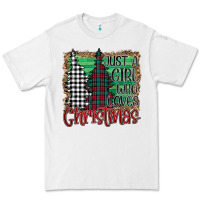 White Just A Girl Who Loves Christmas Premium Tee - Bettercallsaul