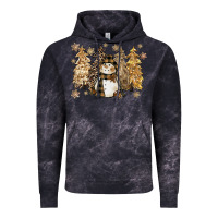 Cloud Black snowman with christmas trees 11inches Vintage Hoodie - CowGirlArtShop