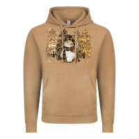 Vintage Camel snowman with christmas trees 11inches Vintage Hoodie - CowGirlArtShop