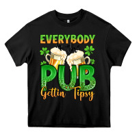 Black everybody in the pub gettin tipsy Heavy Core Tee - Artiststas