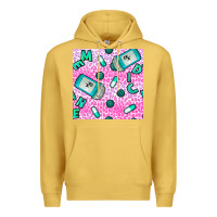 Antique Gold Western Medicine Seamless Pattern Premium Hoodie - BundleAndBundleShop