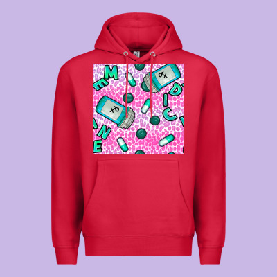 Western Medicine Seamless Pattern Premium Hoodie Designed By Bundleandbundleshop