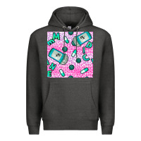 Charcoal Heather Western Medicine Seamless Pattern Premium Hoodie - BundleAndBundleShop